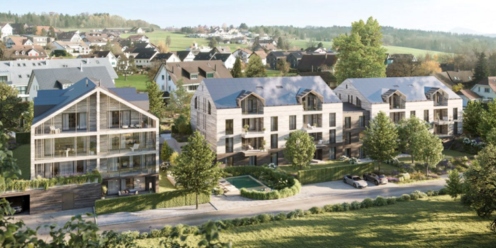 Hillviewpark Oberwil-Lieli | Unterdorfstrasse, 8966 Oberwil-Lieli Objekteigenschaften: 2025 -2026, Wohnüberbauung Arbeitsgattungen: Lüftungsinstallationen