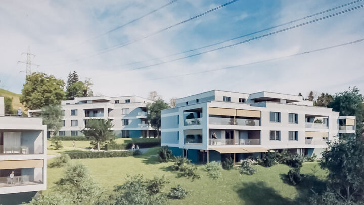 Schlattpark II Schmerikon | Schlattgasse 8, 8716 Schmerikon Objekteigenschaften: 2025, Wohnüberbauung mit gemeinsamer Einstellhalle Arbeitsgattung: Lüftungsinstallationen